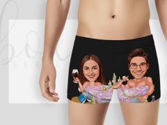 BK Gift Kişiye Özel 3 Adet Karikatürlü Eğlenceli Erkek Boxer Seti, Yıl Dönümü/ Doğum Günü / Sevgililer Günü Hediyeleri, Ona Özel Hediye, Esprili Hediye-16