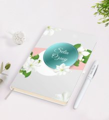 Kişiye Özel İsimli Çerçeveli Defter Kalem Seti-10