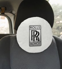 BK Gift Rolls Royce Tasarımlı Yuvarlak Araç Koltuk Yastığı-1