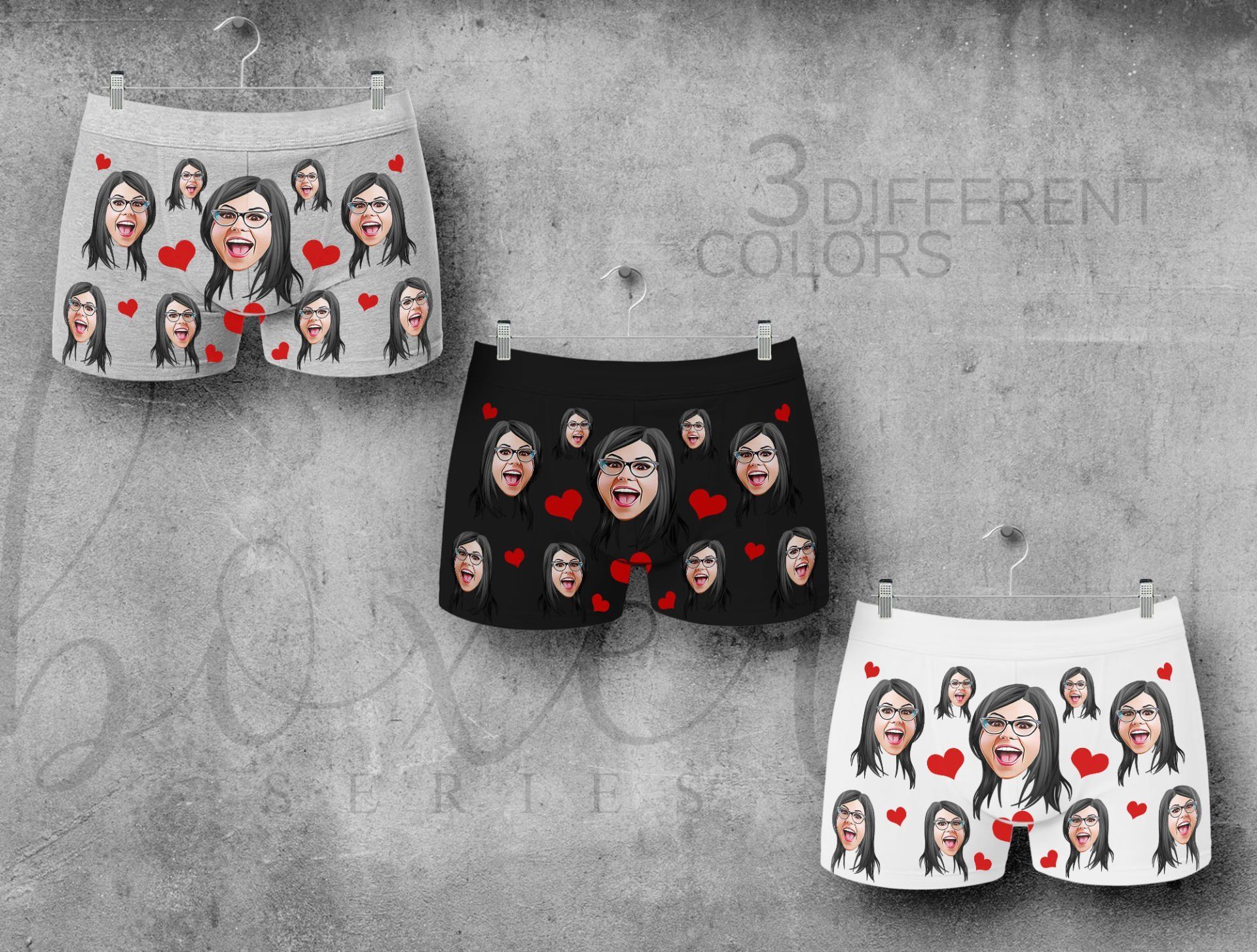 BK Gift Kişiye Özel 3 Adet Karikatürlü Eğlenceli Erkek Boxer Seti, Yıl Dönümü/ Doğum Günü / Sevgililer Günü Hediyeleri, Ona Özel Hediye, Esprili Hediye-13