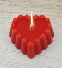 BK Gift Sevgililere Özel İsimli Kırmızı Defter ve Kokulu Kalp Mum Hediye Seti-13, Sevgiliye Hediye, Sevgililer Günü