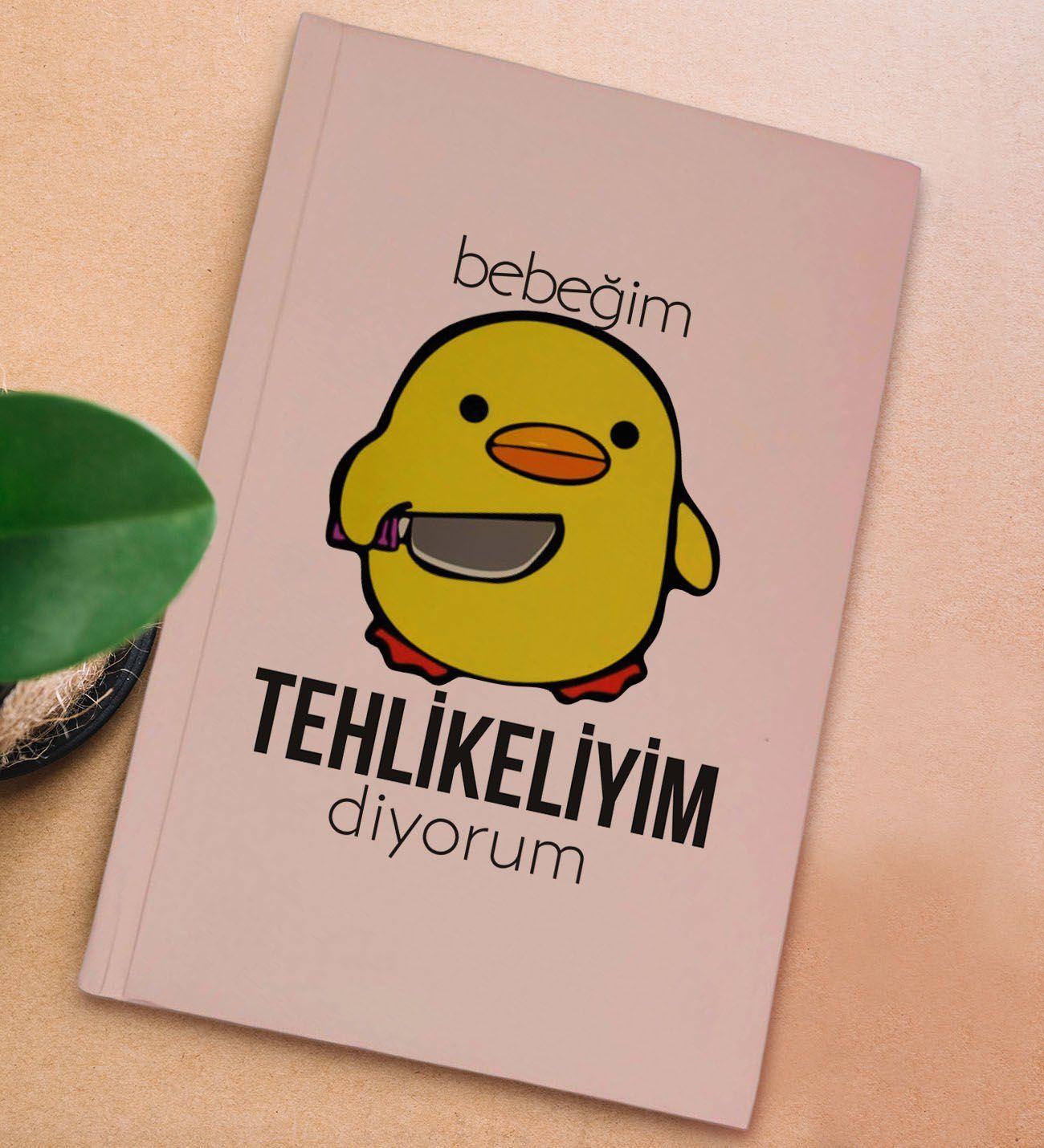 BK Gift Sert Kapaklı Pudra Pembesi Lastikli Defter , Arkadaşa Hediye, Yeni İş Hediyesi, Doğum Günü Hediyesi-14