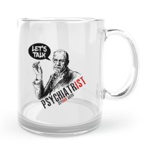 Kişiye Özel Mesleki Psikiyatrist Cam Kupa Bardak - 5