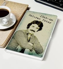 BK Gift Ferdi Tayfur Hatıran Yeter Tasarımlı Beyaz Defter-1, Arkadaşa Hediye