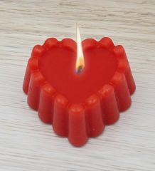 BK Gift Sevgililere Özel İsimli Kırmızı Defter ve Kokulu Kalp Mum Hediye Seti-12, Sevgiliye Hediye, Sevgililer Günü