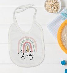 BK Kids Baby Tasarımlı Bebek Mama Önlüğü - Model 1
