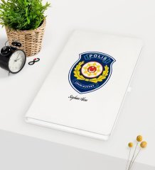 Kişiye Özel Polis Çevik Kuvvet Temalı Beyaz Defter