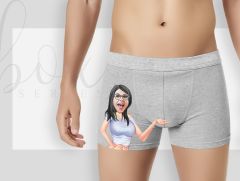 BK Gift Kişiye Özel 3 Adet Karikatürlü Eğlenceli Erkek Boxer Seti, Yıl Dönümü/ Doğum Günü / Sevgililer Günü Hediyeleri, Ona Özel Hediye, Esprili Hediye-10