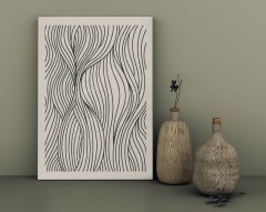 BK Home Modern Art Tasarımlı Kanvas Tablo 30x50cm-4