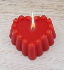 BK Gift Sevgililere Özel İsimli Kırmızı Defter ve Kokulu Kalp Mum Hediye Seti-10, Sevgiliye Hediye, Sevgililer Günü