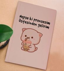 BK Gift Sert Kapaklı Pudra Pembesi Lastikli Defter , Arkadaşa Hediye, Yeni İş Hediyesi, Doğum Günü Hediyesi-11