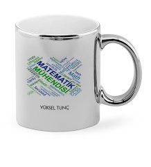 Kişiye Özel Mesleki Matematik Mühendisi Krom Kupa Bardak - 1