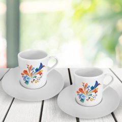 Kişiye Özel İkili Türk Kahvesi Fincanı Takımı- 4