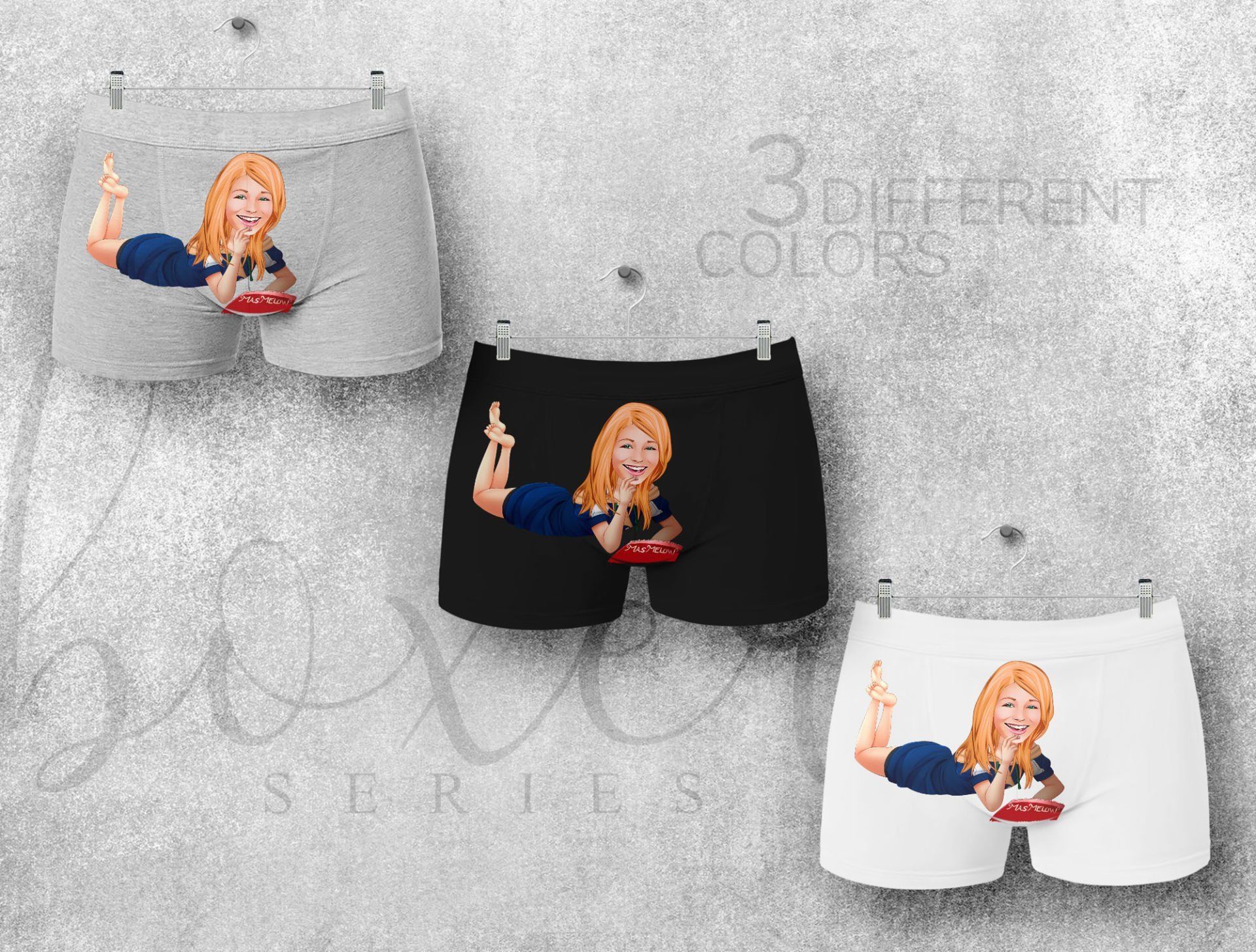 BK Gift Kişiye Özel 3 Adet Karikatürlü Eğlenceli Erkek Boxer Seti, Yıl Dönümü/ Doğum Günü / Sevgililer Günü Hediyeleri, Ona Özel Hediye, Esprili Hediye-8