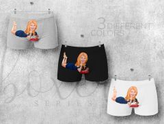 BK Gift Kişiye Özel 3 Adet Karikatürlü Eğlenceli Erkek Boxer Seti, Yıl Dönümü/ Doğum Günü / Sevgililer Günü Hediyeleri, Ona Özel Hediye, Esprili Hediye-8