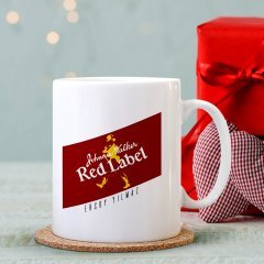Kişiye Özel Johnnie Walker Red Label  Beyaz Kupa Bardak