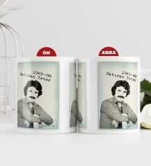 BK Gift Ferdi Tayfur Hatıran Yeter Tasarımlı Beyaz Kupa Bardak-2, Arkadaşa Hediye