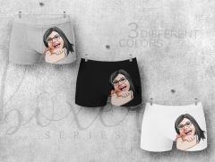 BK Gift Kişiye Özel 3 Adet Karikatürlü Eğlenceli Erkek Boxer Seti, Yıl Dönümü/ Doğum Günü / Sevgililer Günü Hediyeleri, Ona Özel Hediye, Esprili Hediye-5