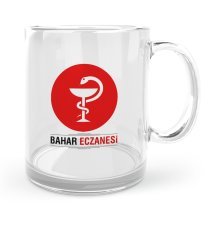 Kişiye Özel Mesleki Eczane Cam Kupa Bardak - 4