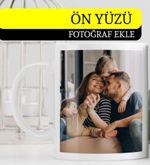 Fotoğraf ve Yazılı Resimli Kupa Bardak Yılbaşı Yeni Yıl Hediyesi Anneye Babaya Ablaya Abiye Kız Kardeşe Erkek Kardeşe Arkadaşa Sevgiliye Hediye Yıl Dönümü Doğum Günü Hediyesi