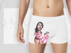 BK Gift Kişiye Özel 3 Adet Karikatürlü Eğlenceli Erkek Boxer Seti, Yıl Dönümü/ Doğum Günü / Sevgililer Günü Hediyeleri, Ona Özel Hediye, Esprili Hediye-3