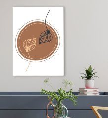 BK Gift Otel Odası Konseptli Kanvas Tablo 50x70cm-11