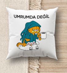 BK Gift Esprili Beyaz Kırlent Yastık, Ev Hediyesi, Ev Dekorasyonu, Dekoratif Hediye-12