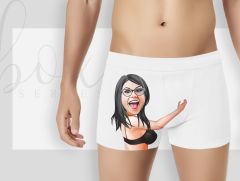 BK Gift Kişiye Özel 3 Adet Karikatürlü Eğlenceli Erkek Boxer Seti, Yıl Dönümü/ Doğum Günü / Sevgililer Günü Hediyeleri, Ona Özel Hediye, Esprili Hediye-2