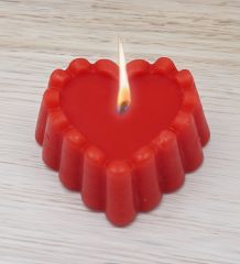 BK Gift Sevgililere Özel İsimli Kırmızı Defter ve Kokulu Kalp Mum Hediye Seti-1, Sevgiliye Hediye, Sevgililer Günü