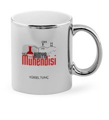 Kişiye Özel Mesleki Kimya Mühendisi Krom Kupa Bardak - 2