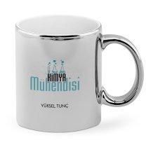 Kişiye Özel Mesleki Kimya Mühendisi Krom Kupa Bardak - 1