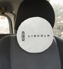 BK Gift Lincoln Tasarımlı Yuvarlak Araç Koltuk Yastığı-1