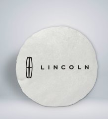 BK Gift Lincoln Tasarımlı Yuvarlak Araç Koltuk Yastığı-1
