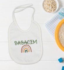 BK Kids Babalar Günü Tasarımlı Bebek Mama Önlüğü - Model 1
