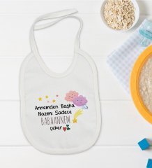 BK Kids Babaannem Tasarımlı Bebek Mama Önlüğü - Model 1