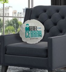 Kişiye Özel İsimli Genel Cerrah Tasarımlı Dekoratif Kırlent Yastık-2