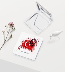 Kişiye Özel Atatürk Temalı Deri Ayna - 3