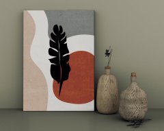 BK Home Minimalist Style Plant Tasarımlı Kanvas Tablo 30x50cm-3