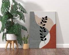 BK Home Minimalist Style Plant Tasarımlı Kanvas Tablo 70x100cm-1
