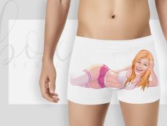 BK Gift Kişiye Özel Karikatürlü Eğlenceli Beyaz Erkek Boxer, Yıl Dönümü/ Doğum Günü / Sevgililer Günü Hediyeleri,  Erkek Arkadaş Hediye, Esprili Hediye-9