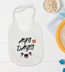 BK Kids Aynı Dayısı Tasarımlı Bebek Mama Önlüğü - Model 1