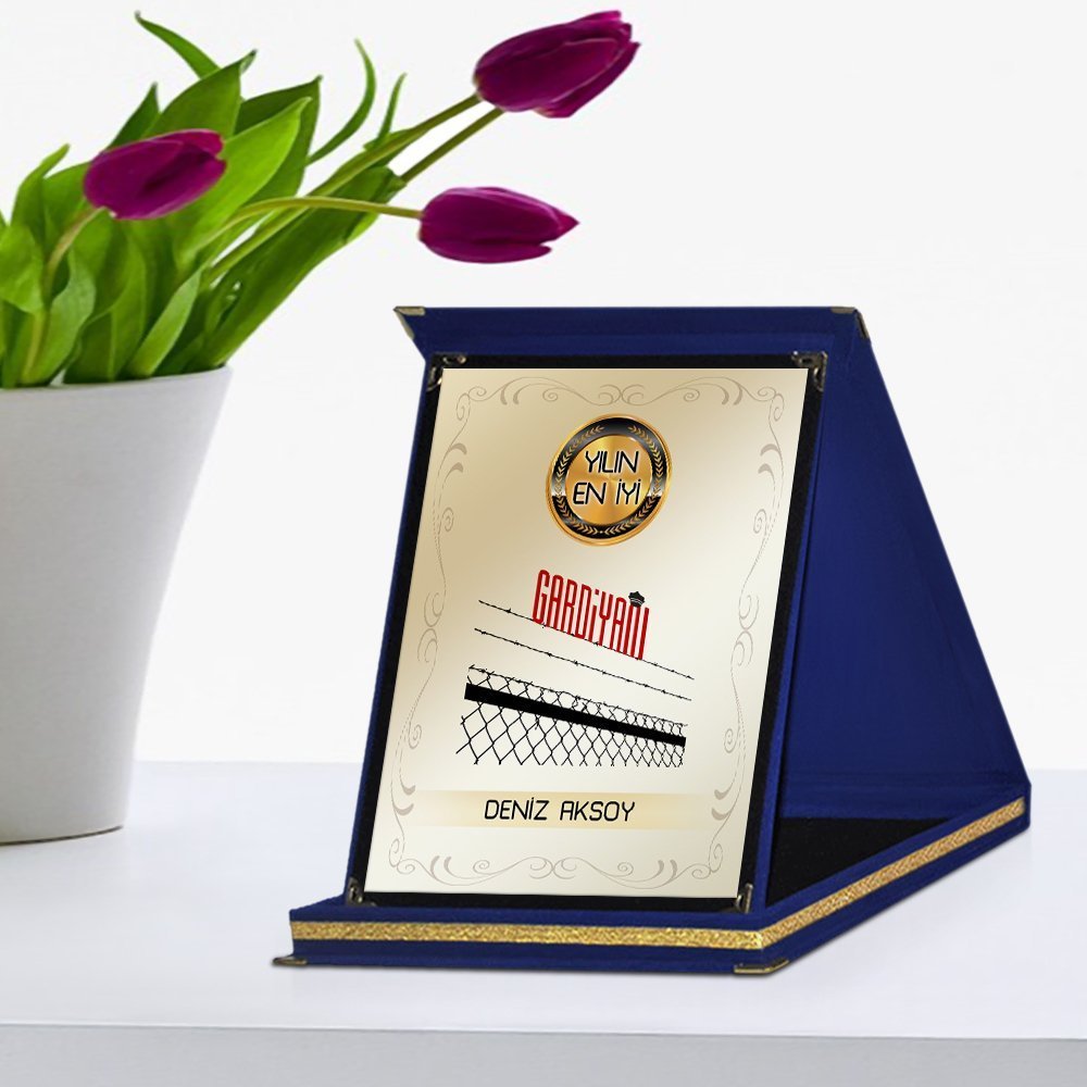 Kişiye Özel Yılın En İyi Gardiyanı Lacivert Plaket Ödülü - 2