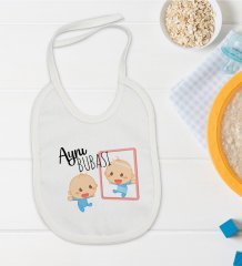 BK Kids Aynı Bubası Tasarımlı Bebek Mama Önlüğü - Model 1