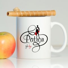 Kişiye Özel Mesleki Patron Beyaz Kupa Bardak - 4