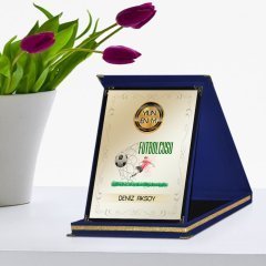 Kişiye Özel Yılın En İyi Futbolcusu Lacivert Plaket Ödülü - 2