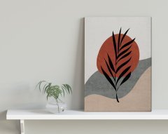 BK Home Minimalist Plant Tasarımlı Kanvas Tablo 30x50cm-1