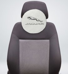 BK Gift Jaguar Tasarımlı Yuvarlak Araç Koltuk Yastığı-1