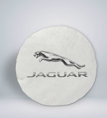 BK Gift Jaguar Tasarımlı Yuvarlak Araç Koltuk Yastığı-1