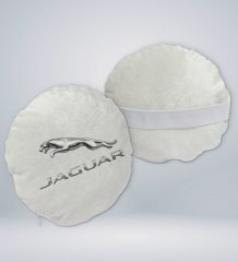 BK Gift Jaguar Tasarımlı Yuvarlak Araç Koltuk Yastığı-1