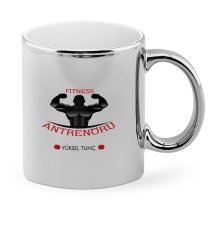 Kişiye Özel Mesleki Fitness Antrenörü Krom Kupa Bardak - 4
